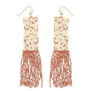 Beaded tassel earings